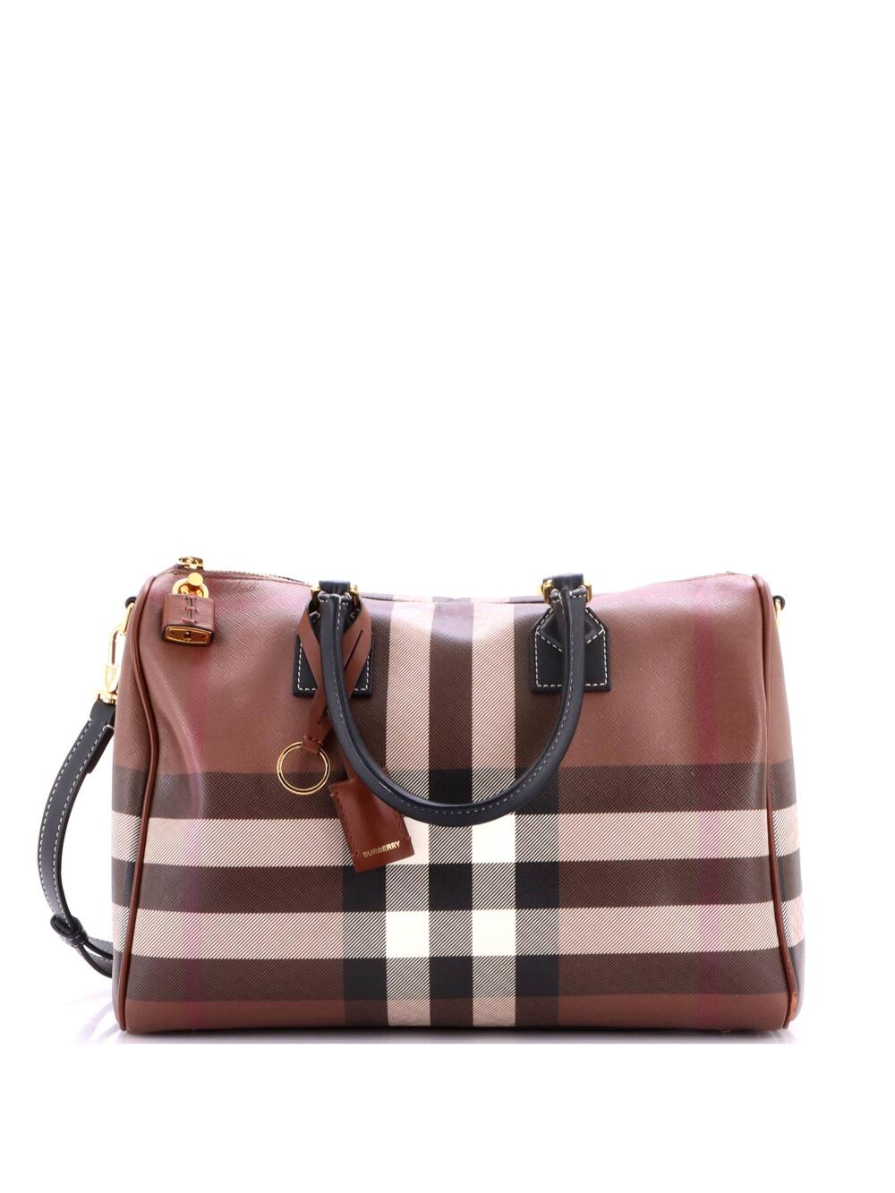 Burberry Bowling Bag Check E-Canvas #349667B12B